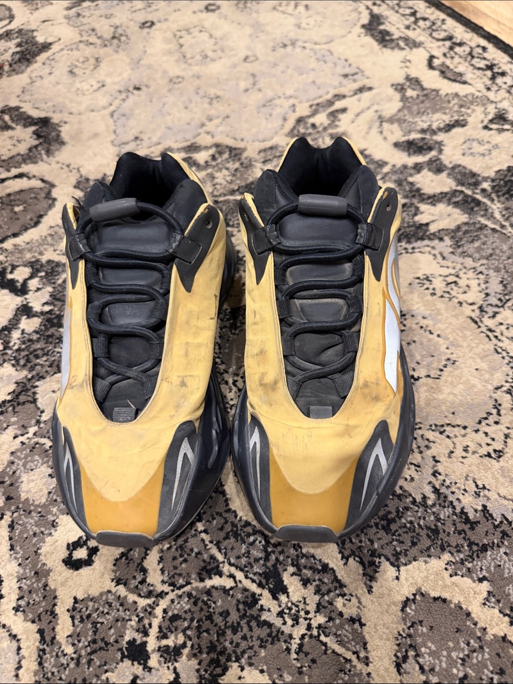 Yeezy Kids Sneakers in Yellow and Black